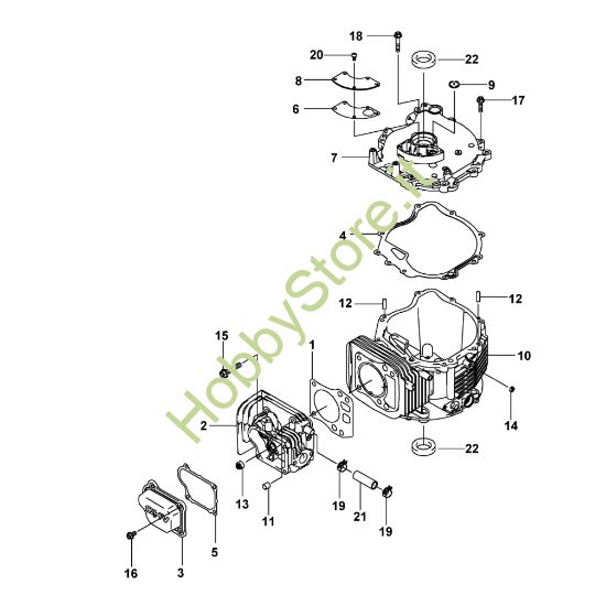 Picture of B - Cilindro FJ180V-AM58